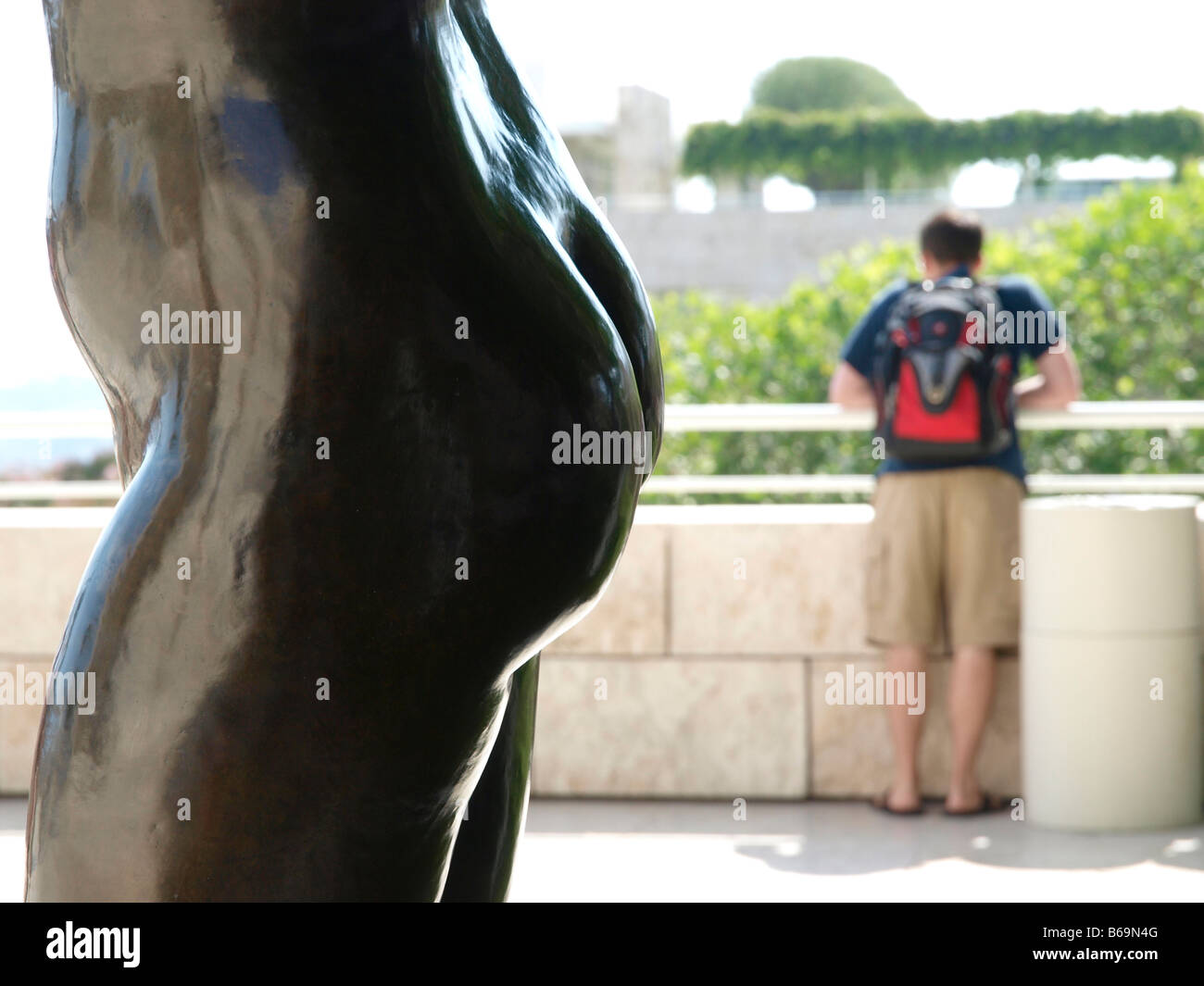 Dettaglio del "Torso di estate', Aristide Maillol, 1911, Getty Center di Santa Monica a Los Angeles California USA Foto Stock