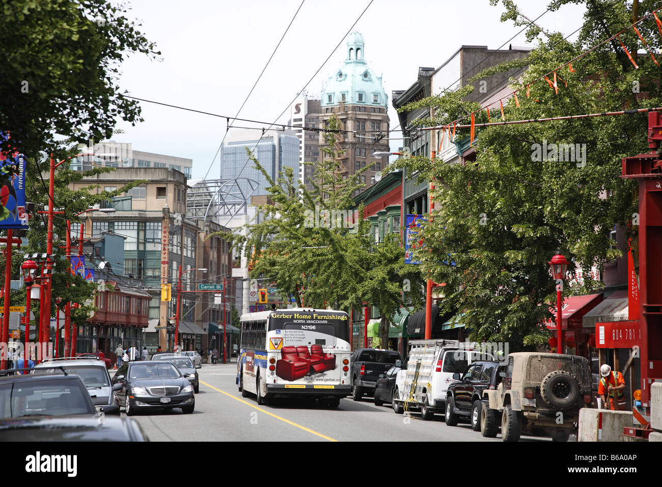Canada BC Kanada Britisch British Columbia Vancouver Chinatown Foto Stock