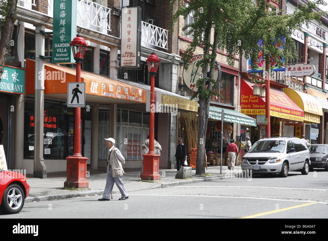 Canada BC Kanada Britisch British Columbia Vancouver Chinatown Foto Stock