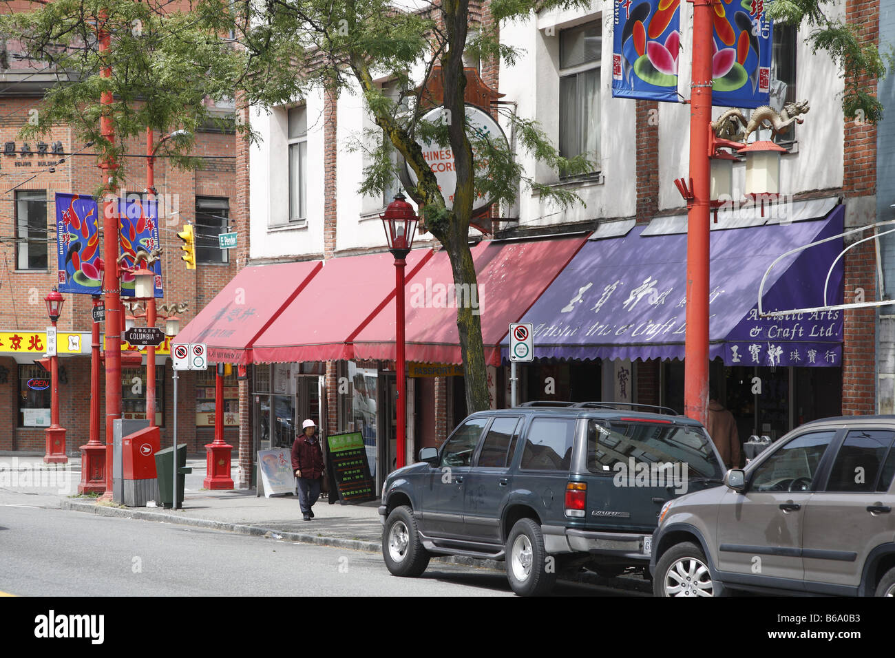 Canada BC Kanada Britisch British Columbia Vancouver Chinatown Foto Stock