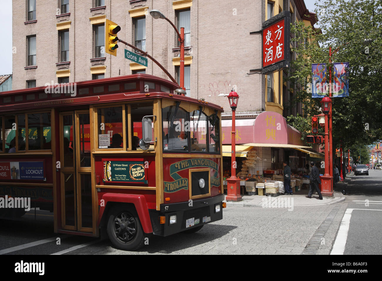 Canada BC Kanada Britisch British Columbia Vancouver Chinatown Foto Stock