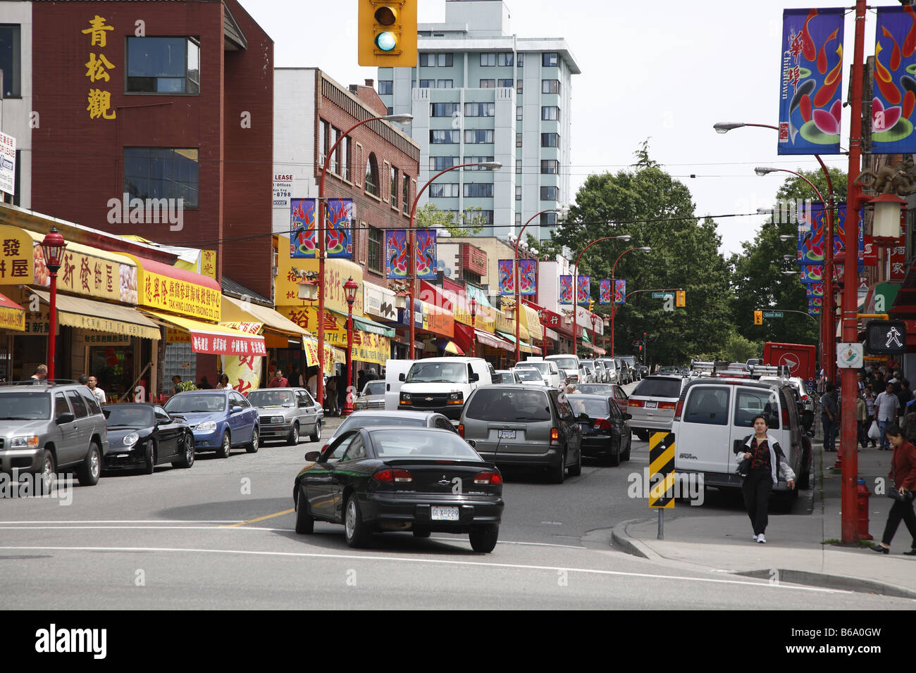 Canada BC Kanada Britisch British Columbia Vancouver Chinatown Foto Stock