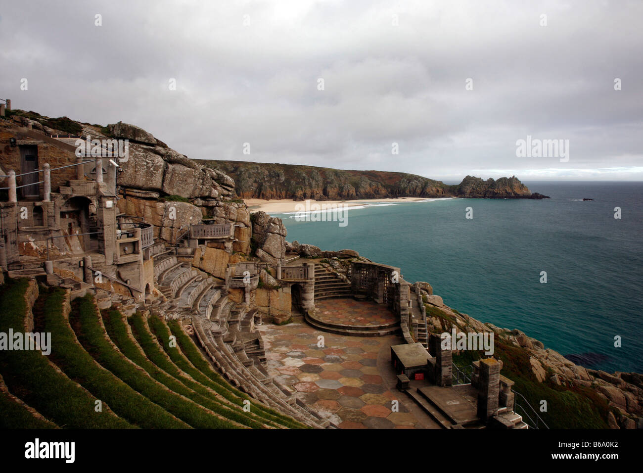 Minack Theatre, Cornwall, Regno Unito Foto Stock