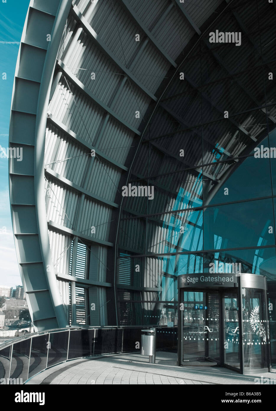Il Sage Gateshead entrata occidentale Foto Stock