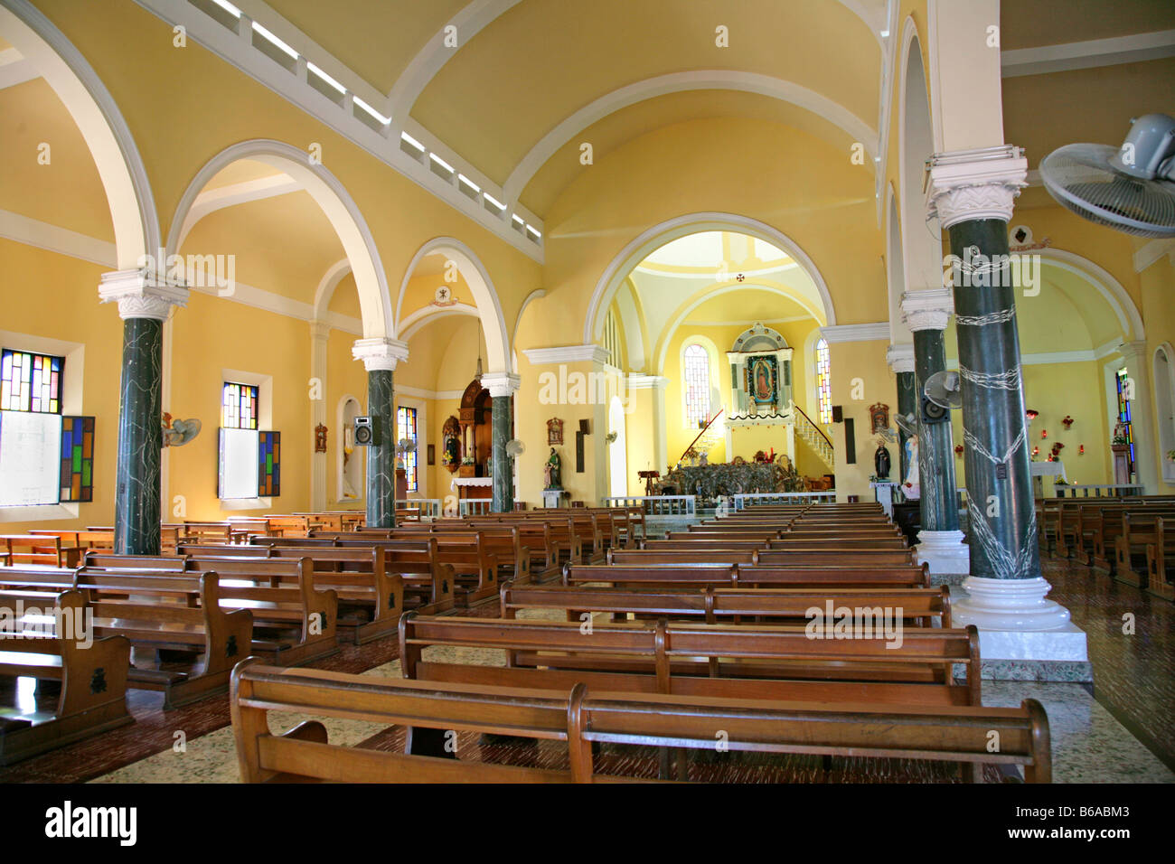 Coloniale del Nicaragua Iglesia de Guadalupe Granada Nicaragua Foto Stock