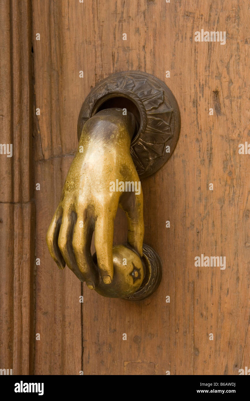 Porta respingente in San Miguel De Allende, Messico Foto Stock