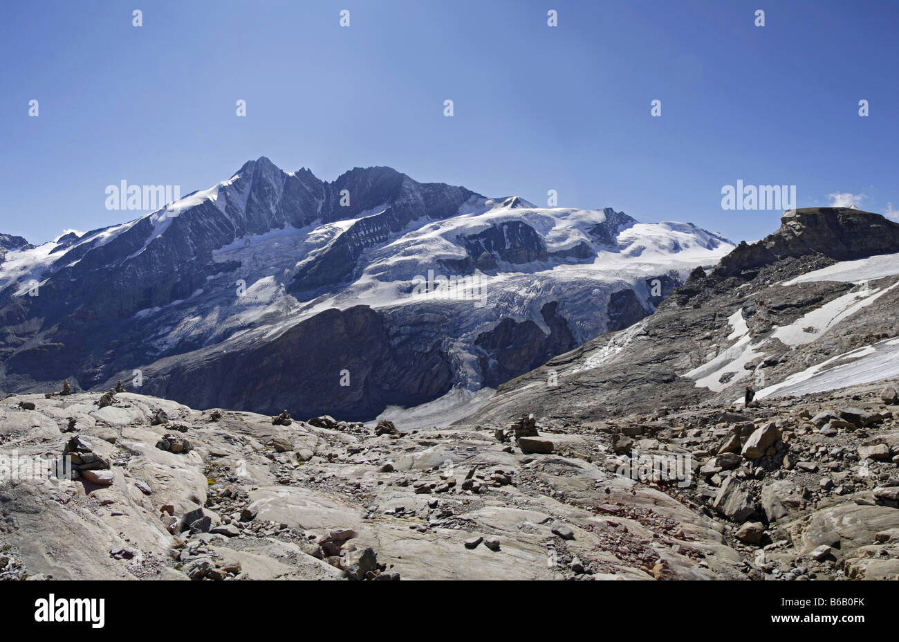 Il Großglockner montagne massiccio Austria Österreich Foto Stock