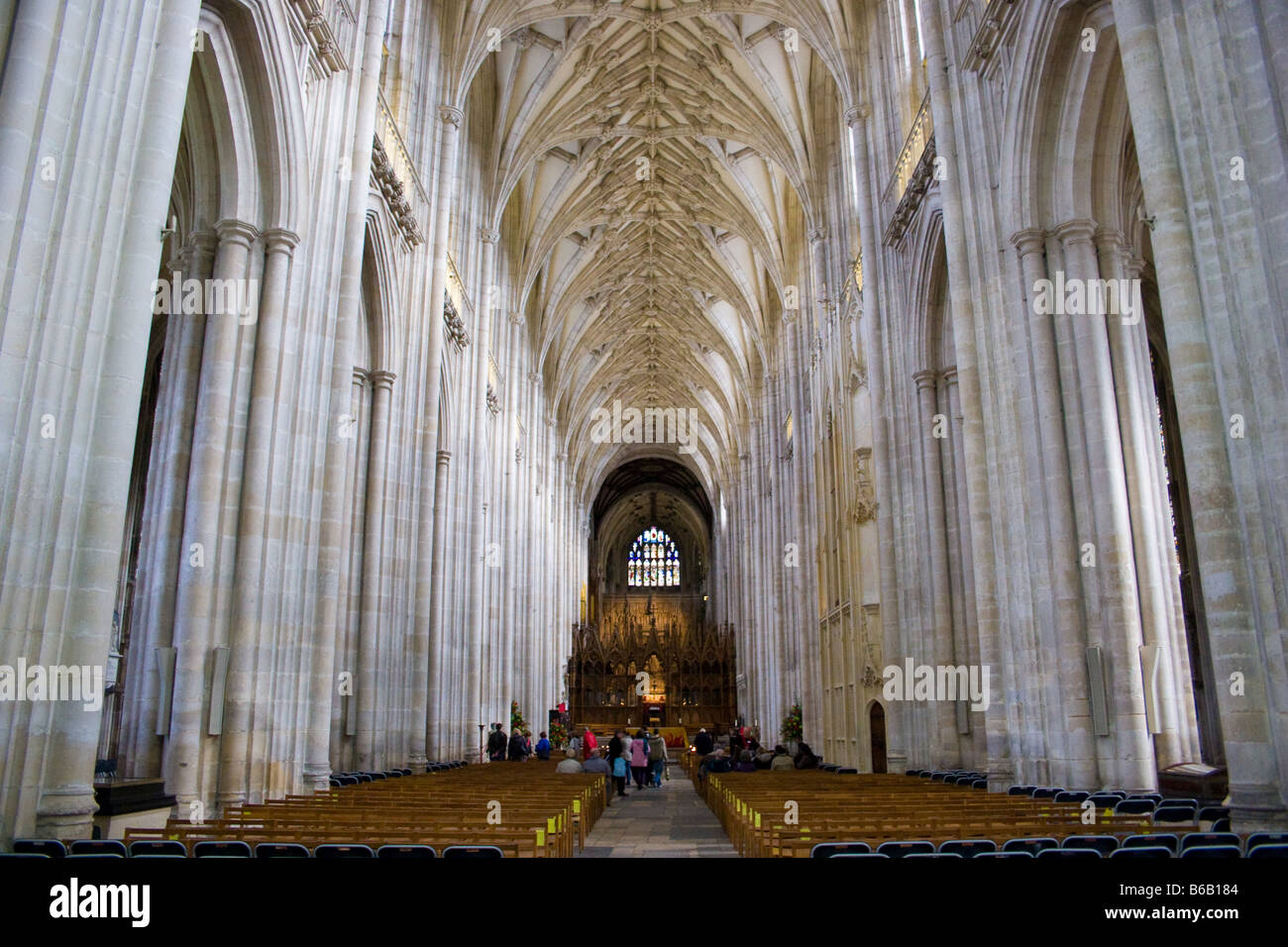 La Cattedrale di Winchester, Hampshire, Regno Unito Foto Stock