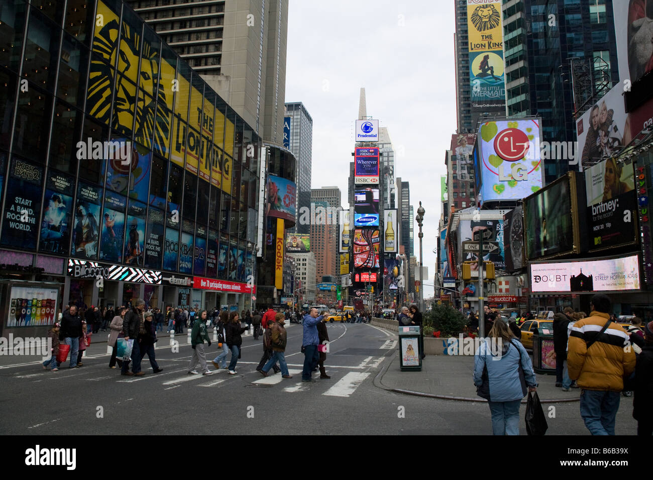 Times Square a New York City Foto Stock