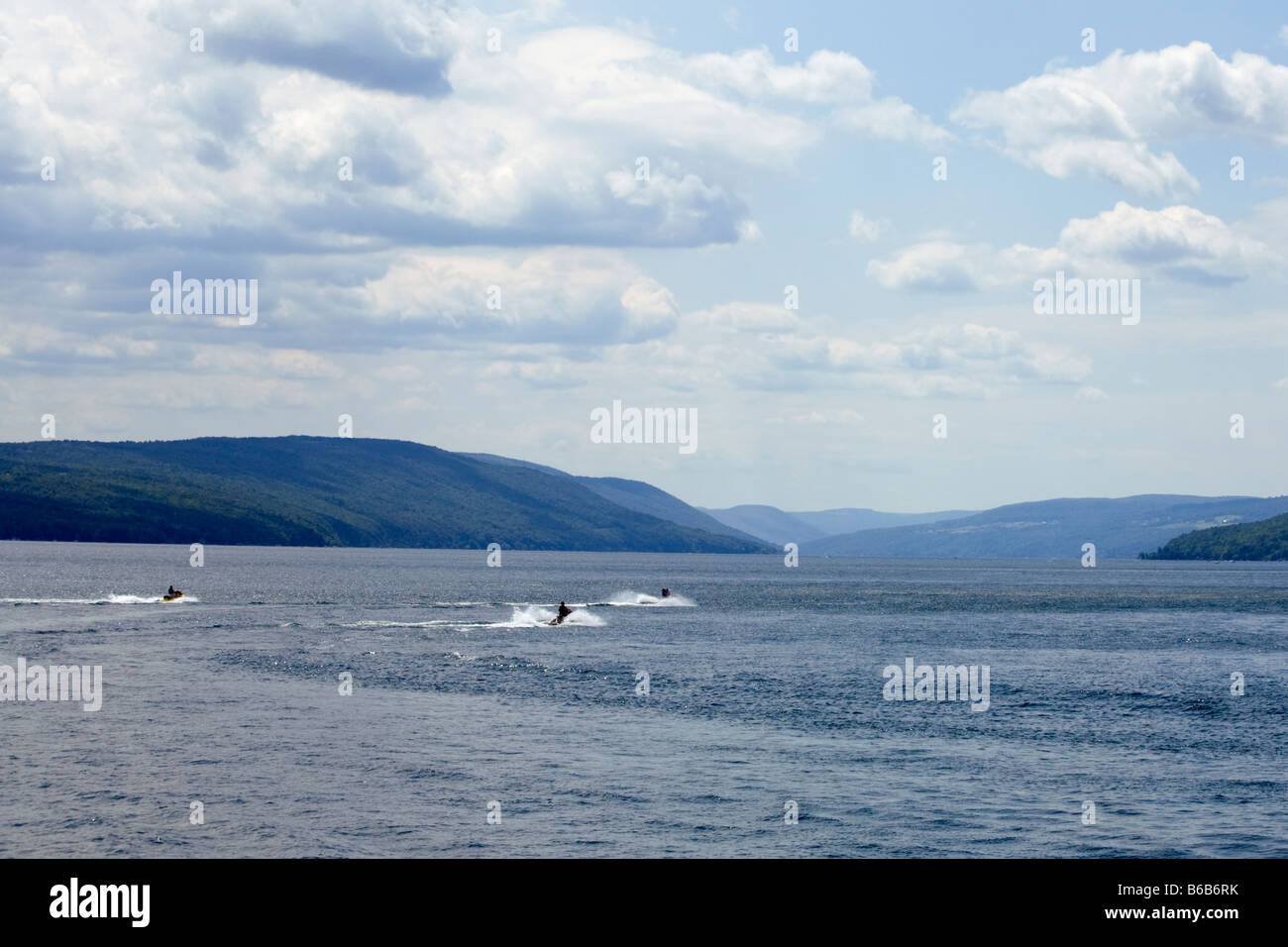 Lago Canandaigua nella regione dei Laghi Finger dello Stato di New York Foto Stock