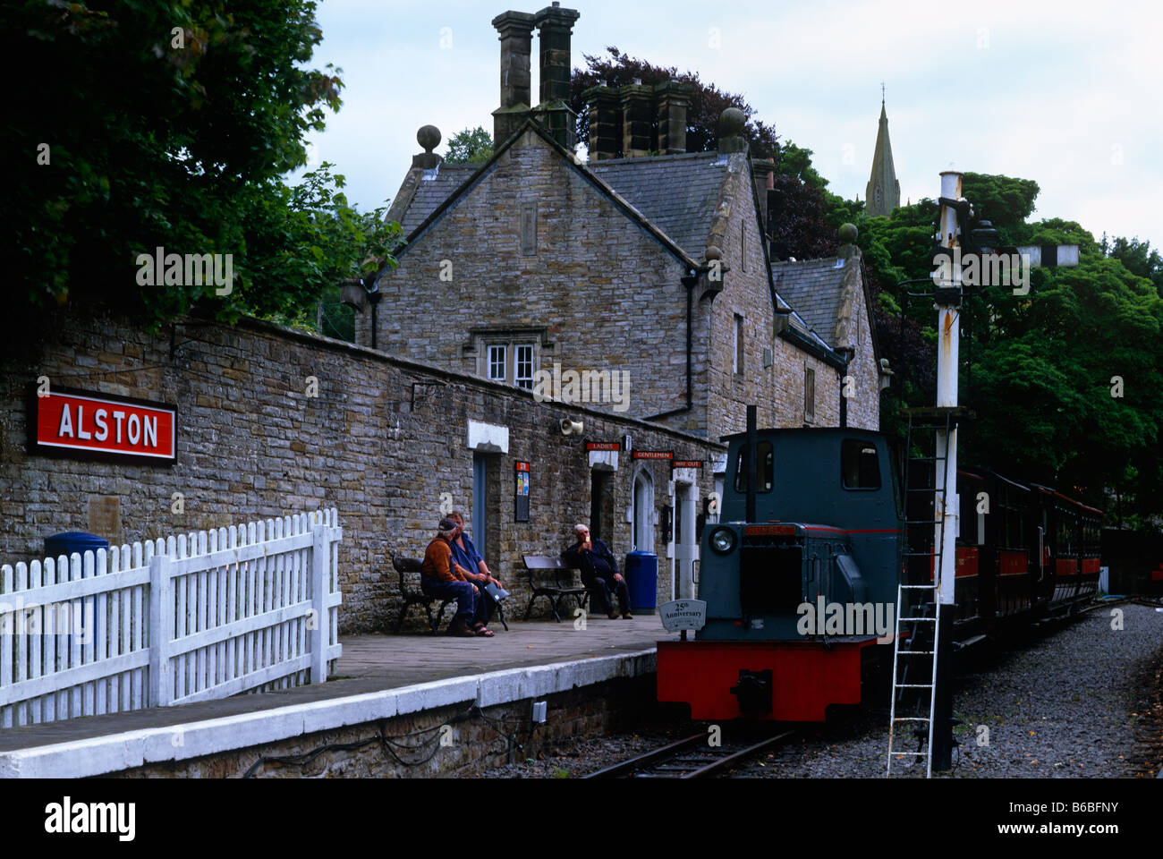 Tynedale Stazione ferroviaria a Alston, Cumbria Foto Stock