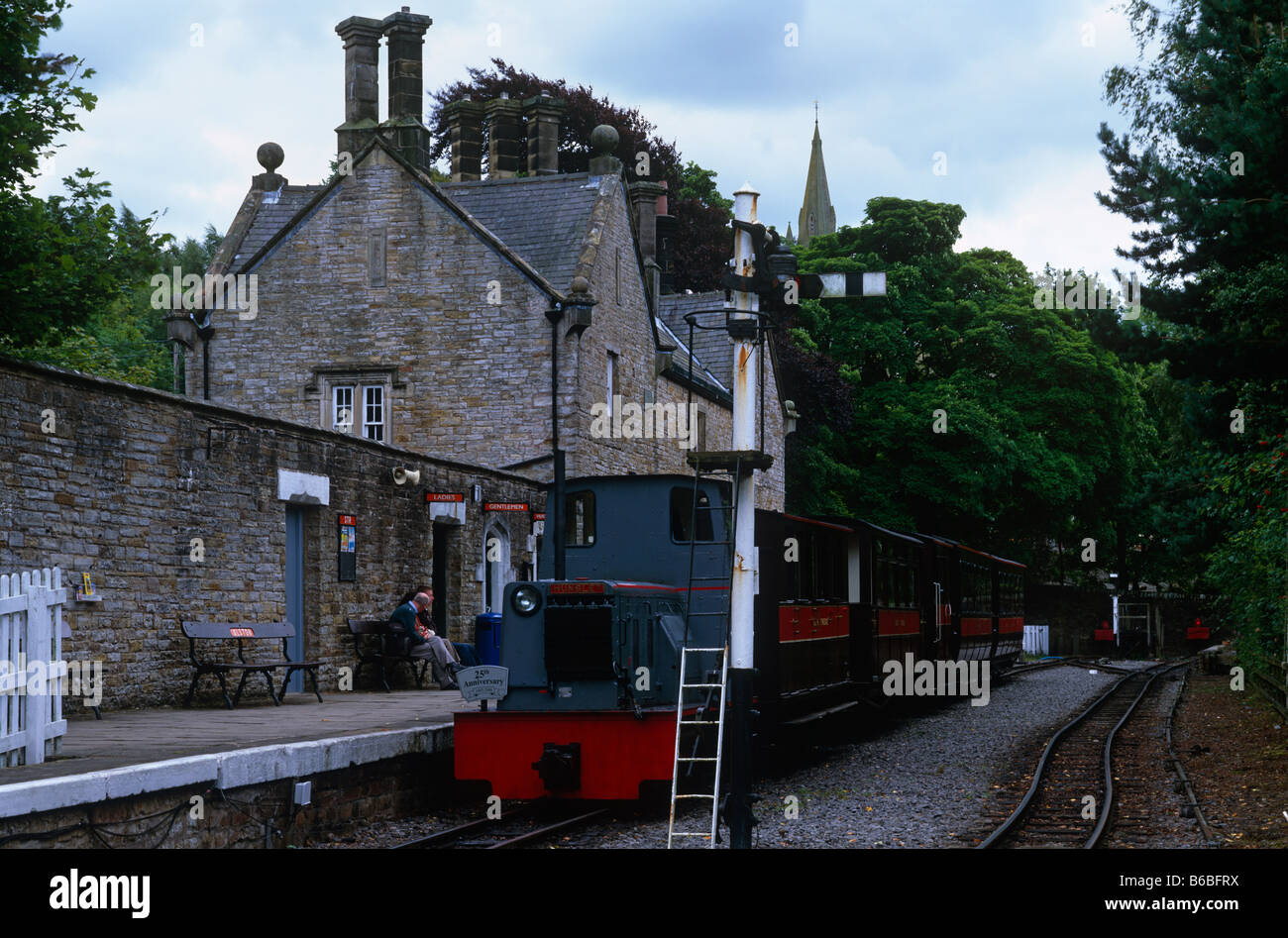 Tynedale Stazione ferroviaria a Alston, Cumbria Foto Stock