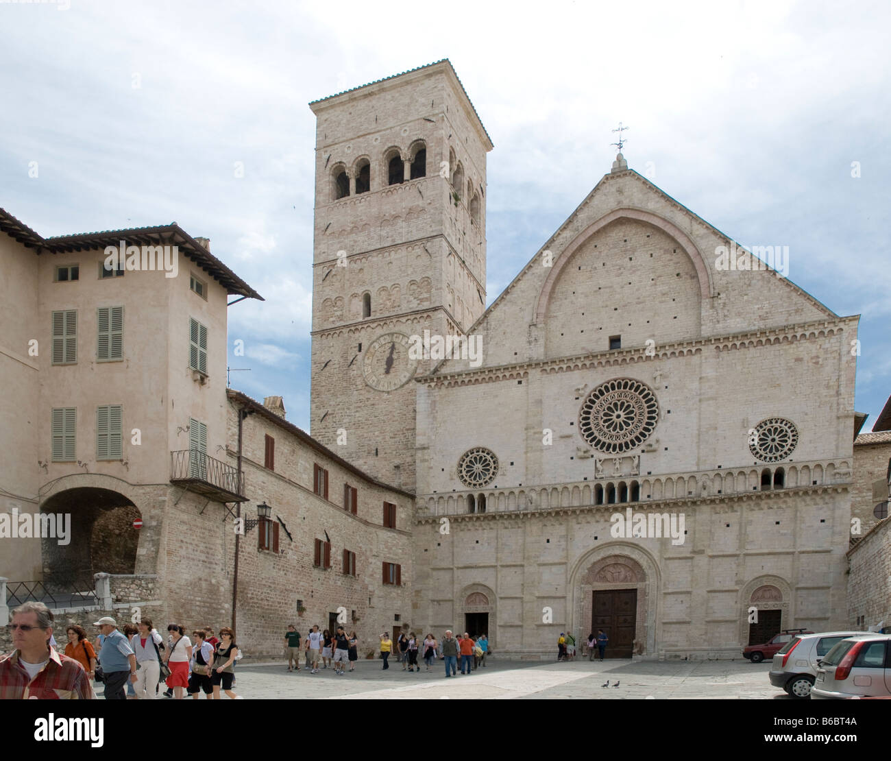 Duomo di San Rufino, Assisi Foto Stock