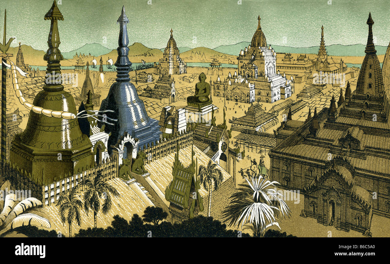 Città di Mien Foto Stock