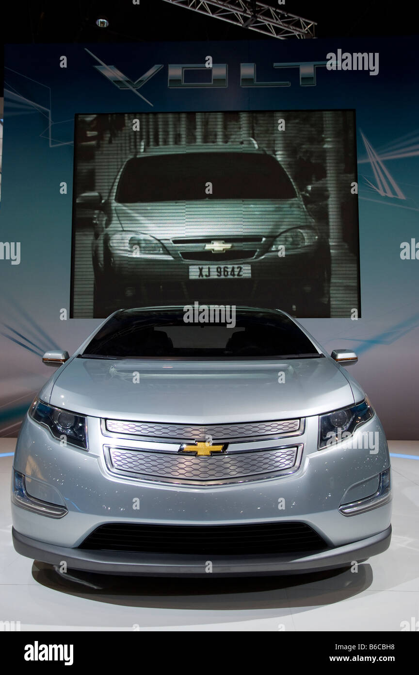 Dettaglio anteriore della Chevrolet Volt Foto Stock