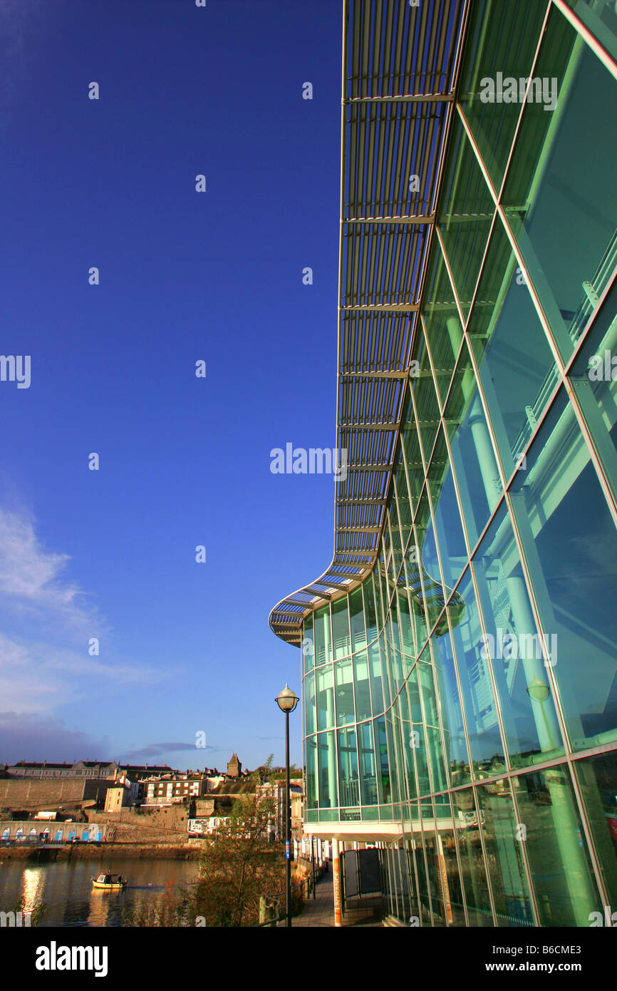 Il National Marine Aquarium del Barbican a Plymouth, Devon. Foto Stock