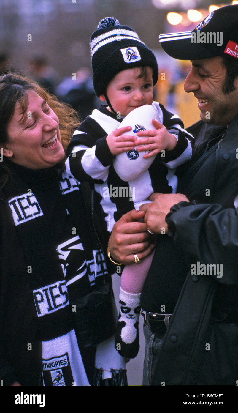 Australian Rules Football sostenitore Foto Stock