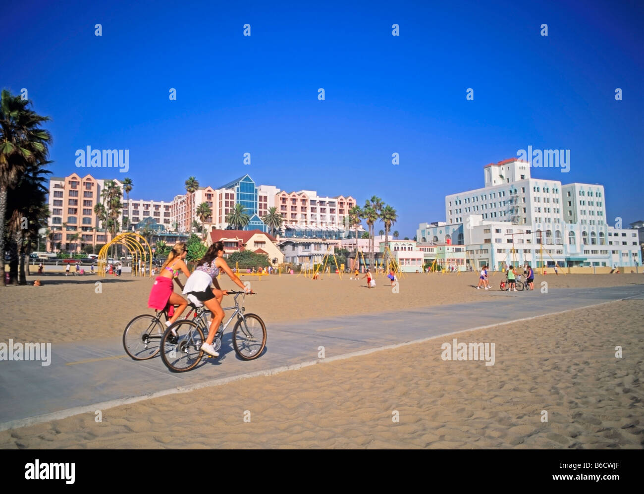 La spiaggia di Venezia, Los Angeles Foto Stock