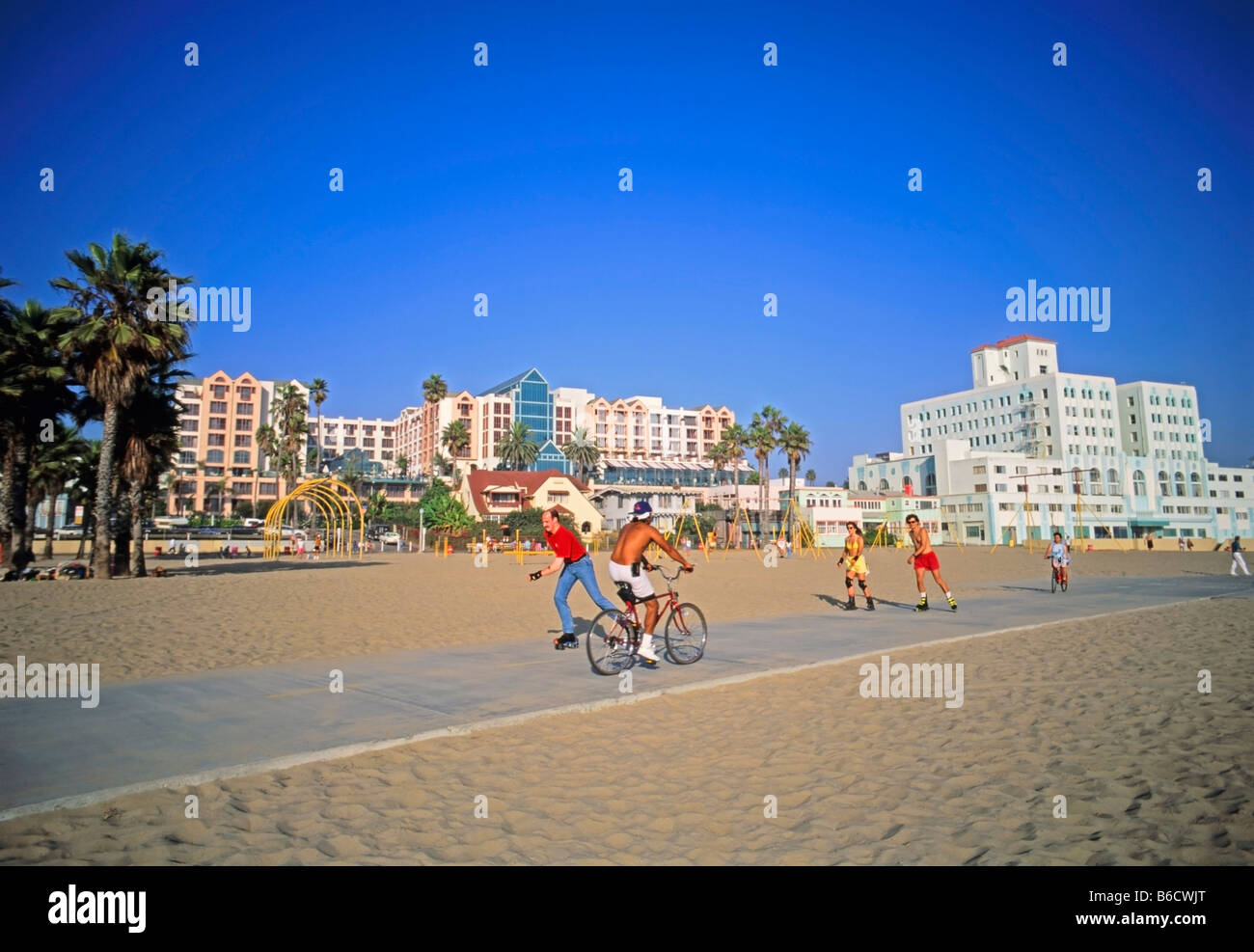 La spiaggia di Venezia, Los Angeles, Stati Uniti d'America Foto Stock