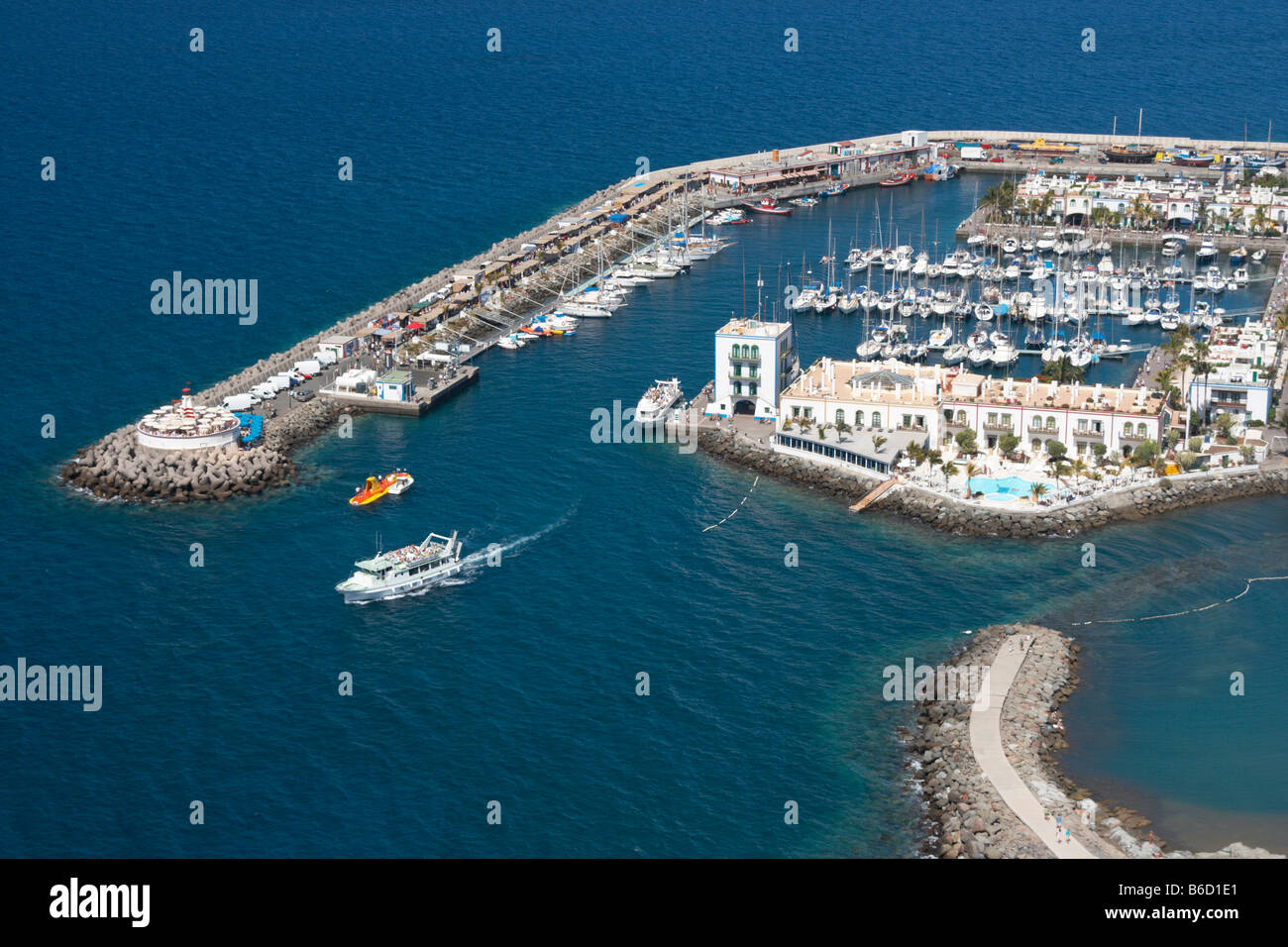 Gran Canaria: Puerto de Mogan Foto Stock