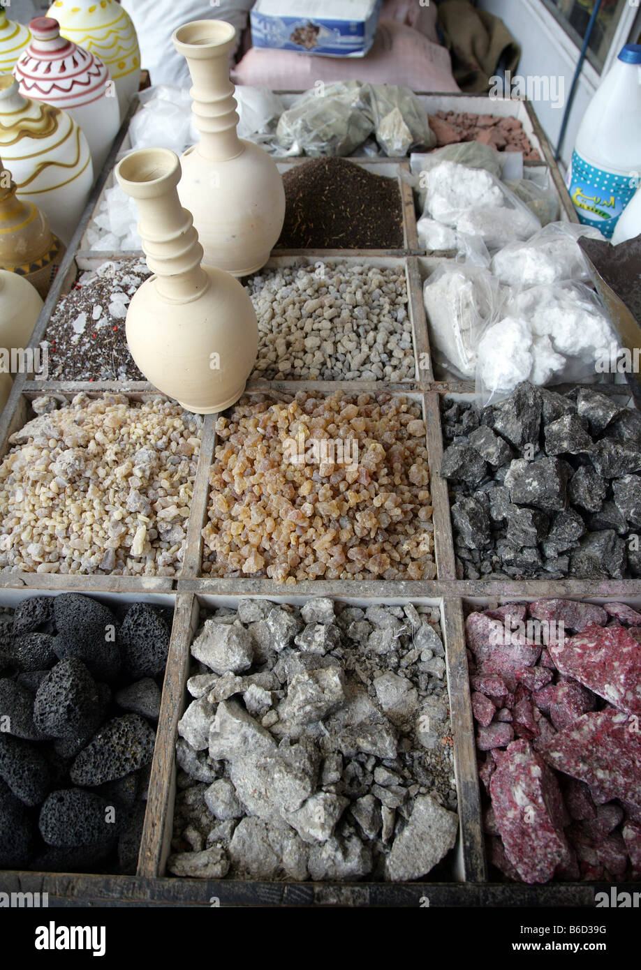 BRN, Bahrain: Manama, Souk, minerali Foto Stock