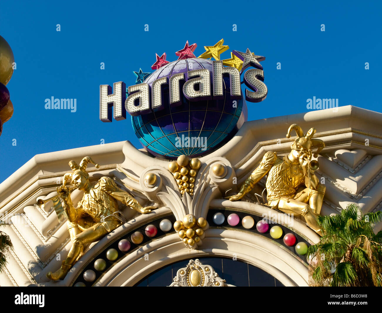 Strip di Las Vegas Casino' Harrah's Foto Stock