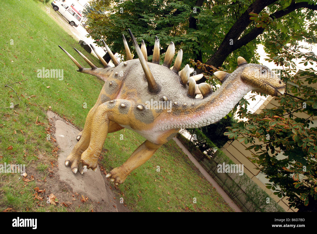 Modello di Kentrosaurus aethiopicus dinosauro Foto Stock