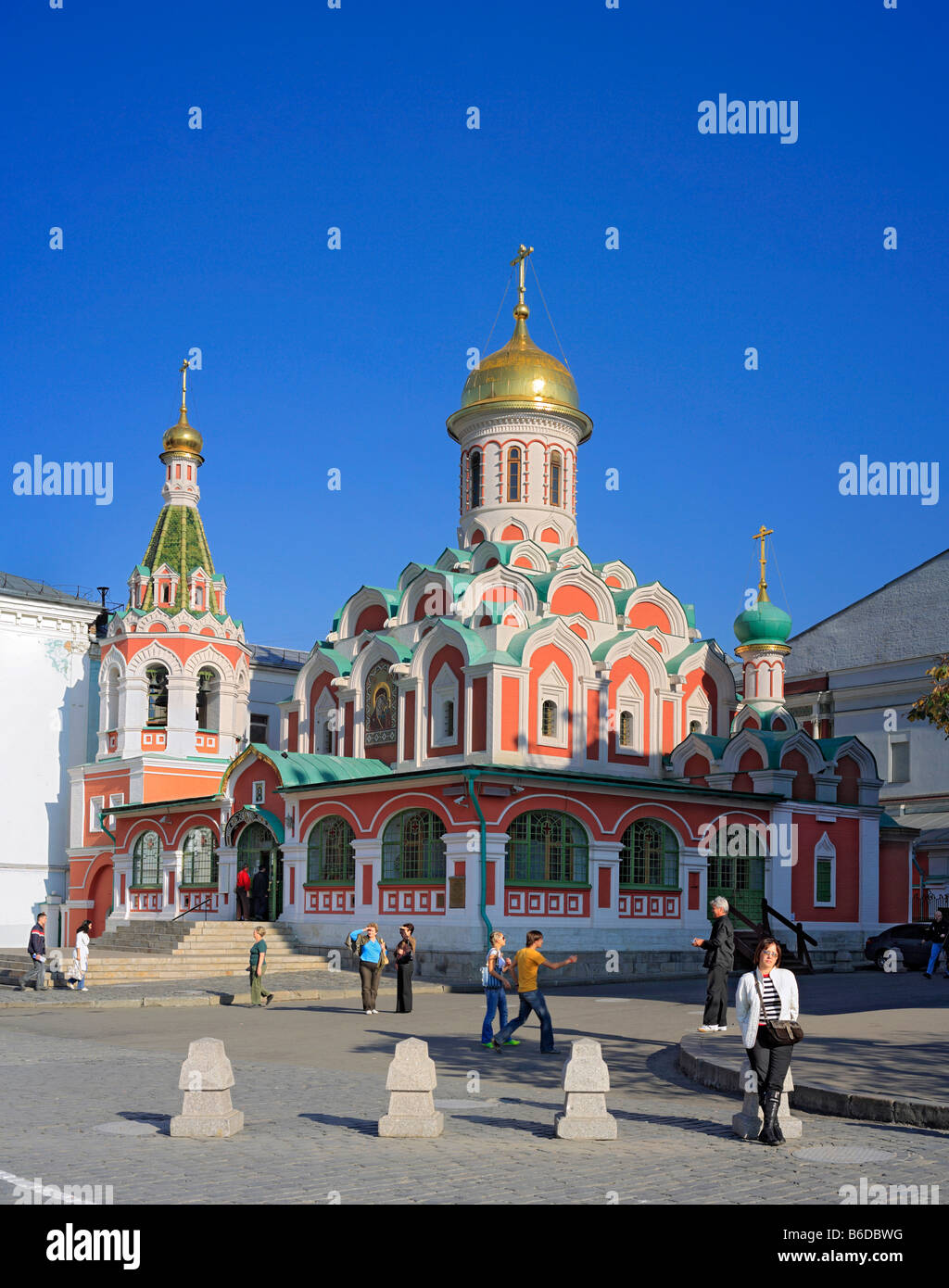 Chiesa di Kazan icona della Vergine Santa, la piazza Rossa di Mosca, Russia Foto Stock