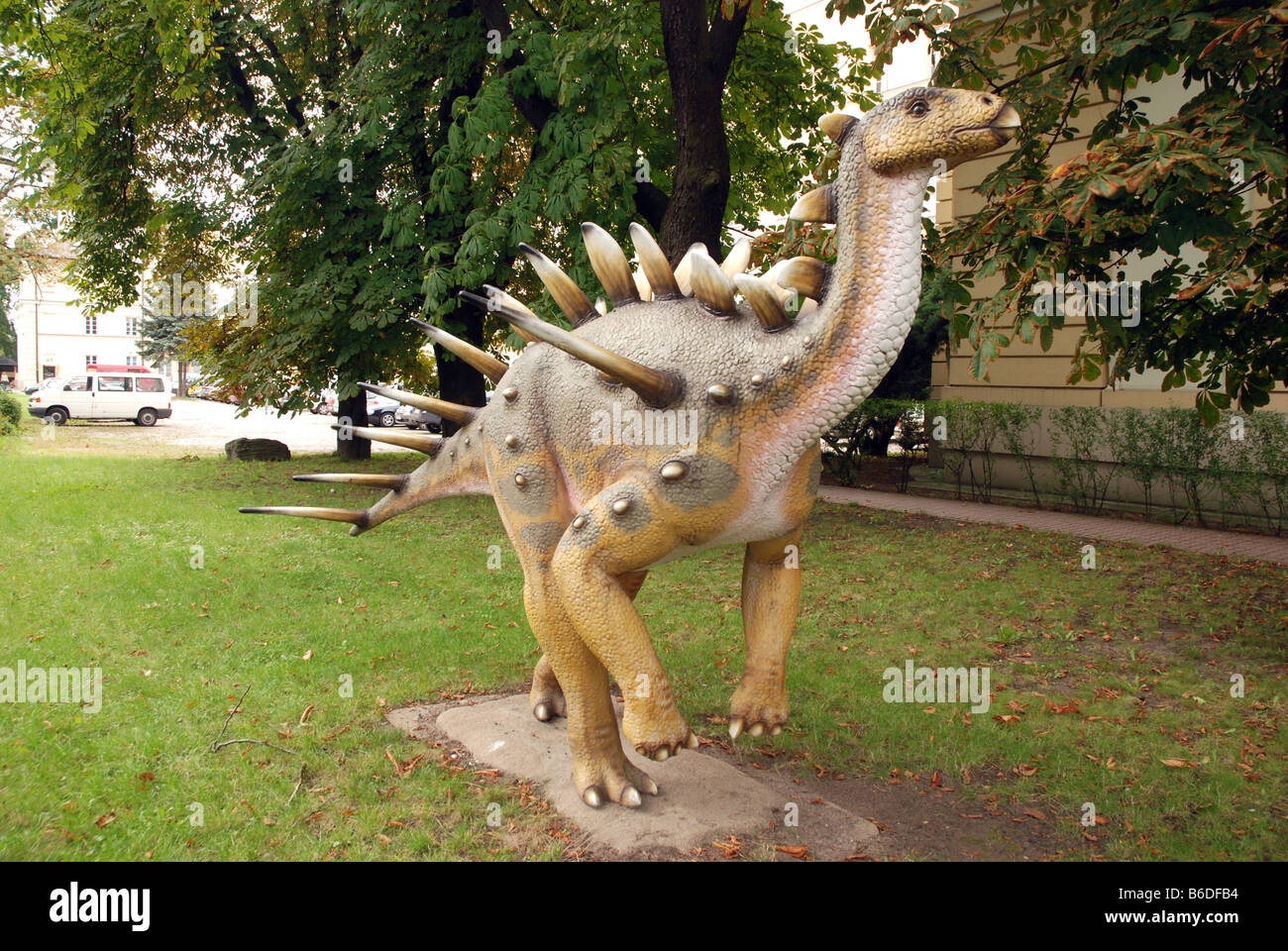 Modello di Kentrosaurus aethiopicus dinosauro Foto Stock