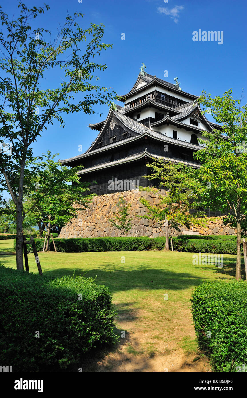 Matsue Castello, Matsue City, prefettura di Shimane, Honshu, Giappone Foto Stock