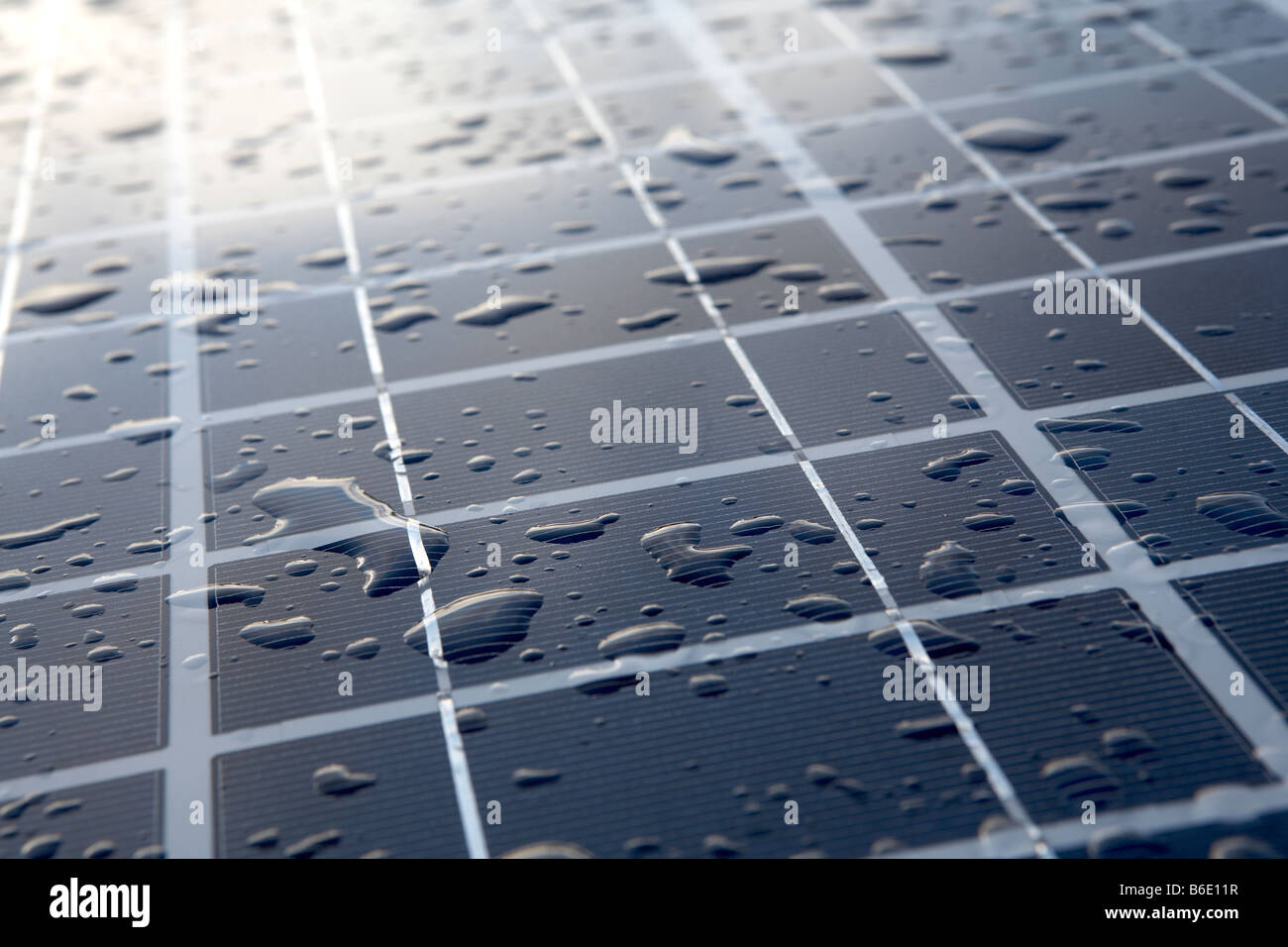 Pannello solare ENERGIA RINNOVABILE Foto Stock