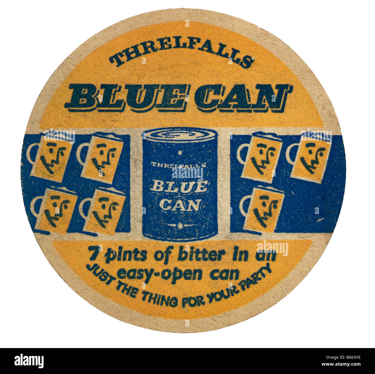 Blu threlfallis può 7 pinte di amaro in una facile apertura può essere la cosa giusta per la tua festa Foto Stock Blu threlfallis può 7 pinte di amaro in una facile apertura può essere la cosa giusta per la tua festa Foto Stock