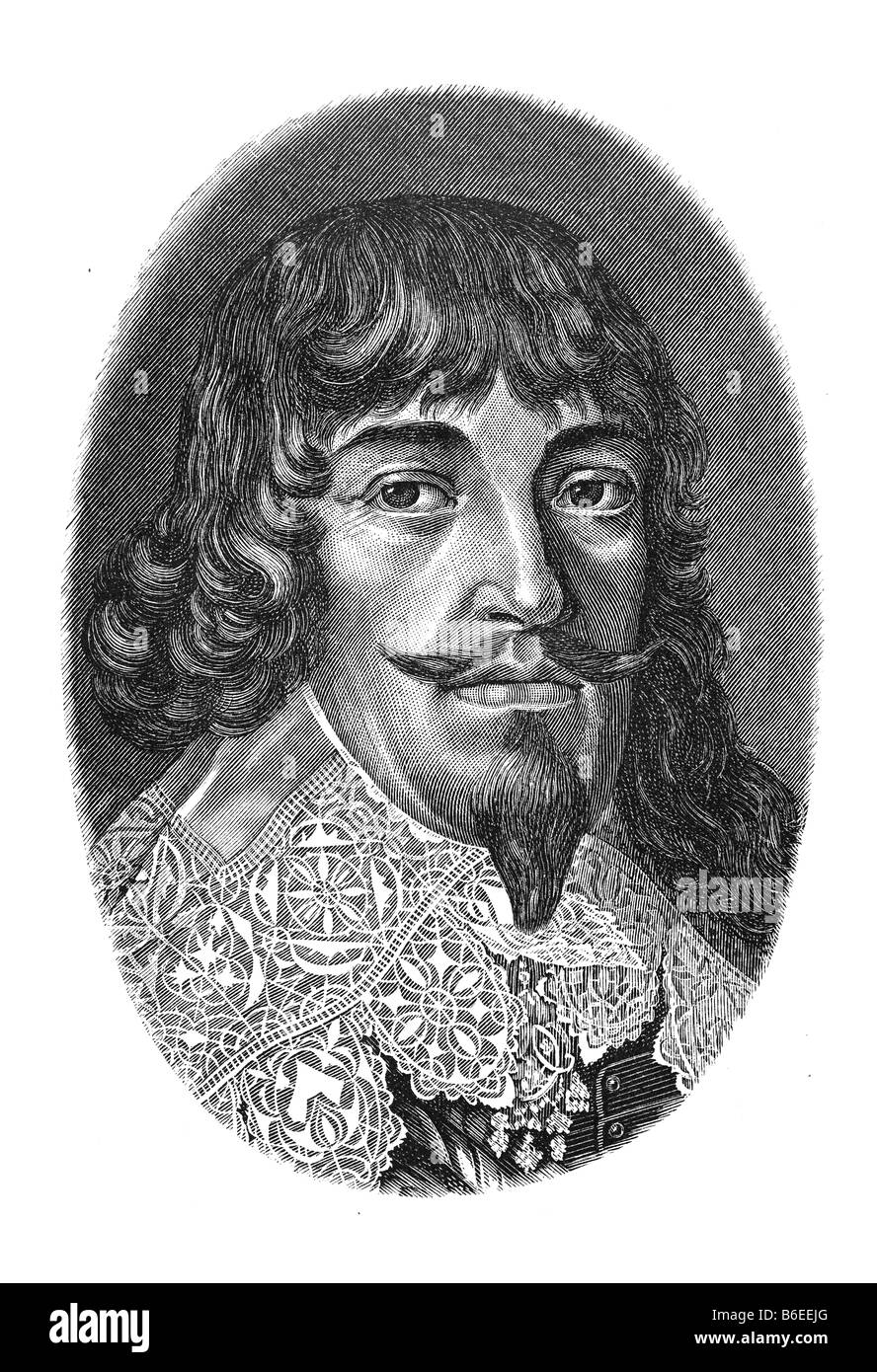 Bernardo di Sassonia-weimar, Bernhard Herzog von Sachsen-Weimar, 16. Agosto 1604 Weimar - 18. Juli 1639 Neuenburg am Rhein Foto Stock