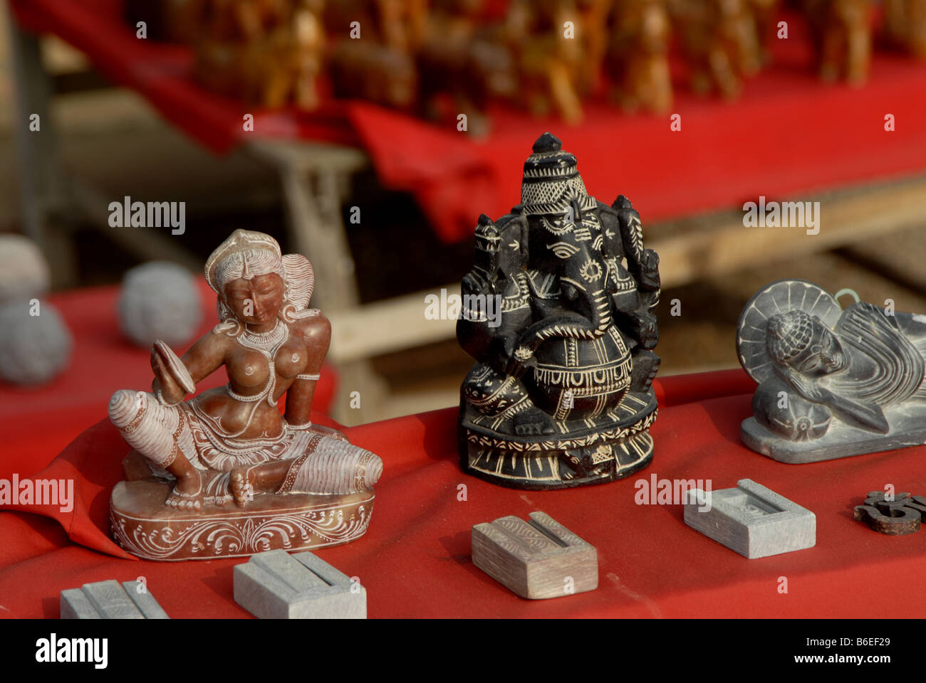 Indian, Craft,Scultura,kerala,ganapathy Foto Stock