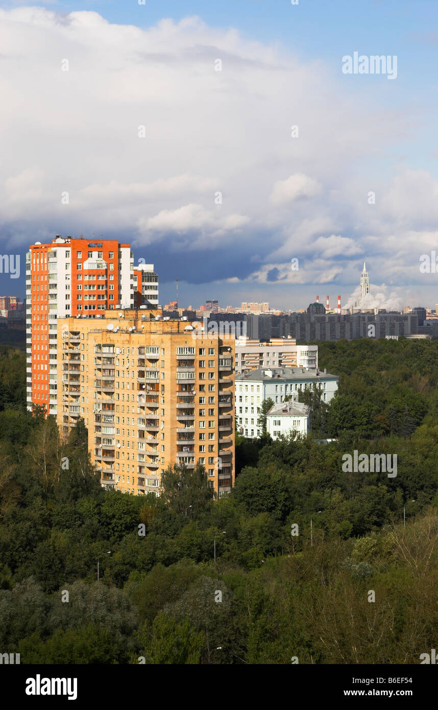 Moderno skyline di Mosca Foto Stock