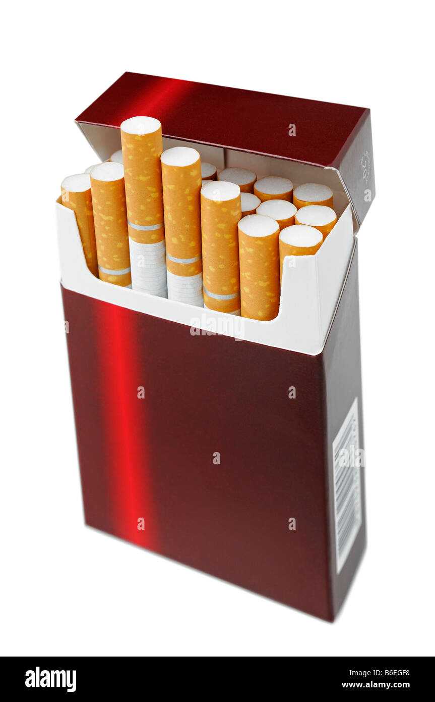 Pacchetto di sigarette Foto Stock