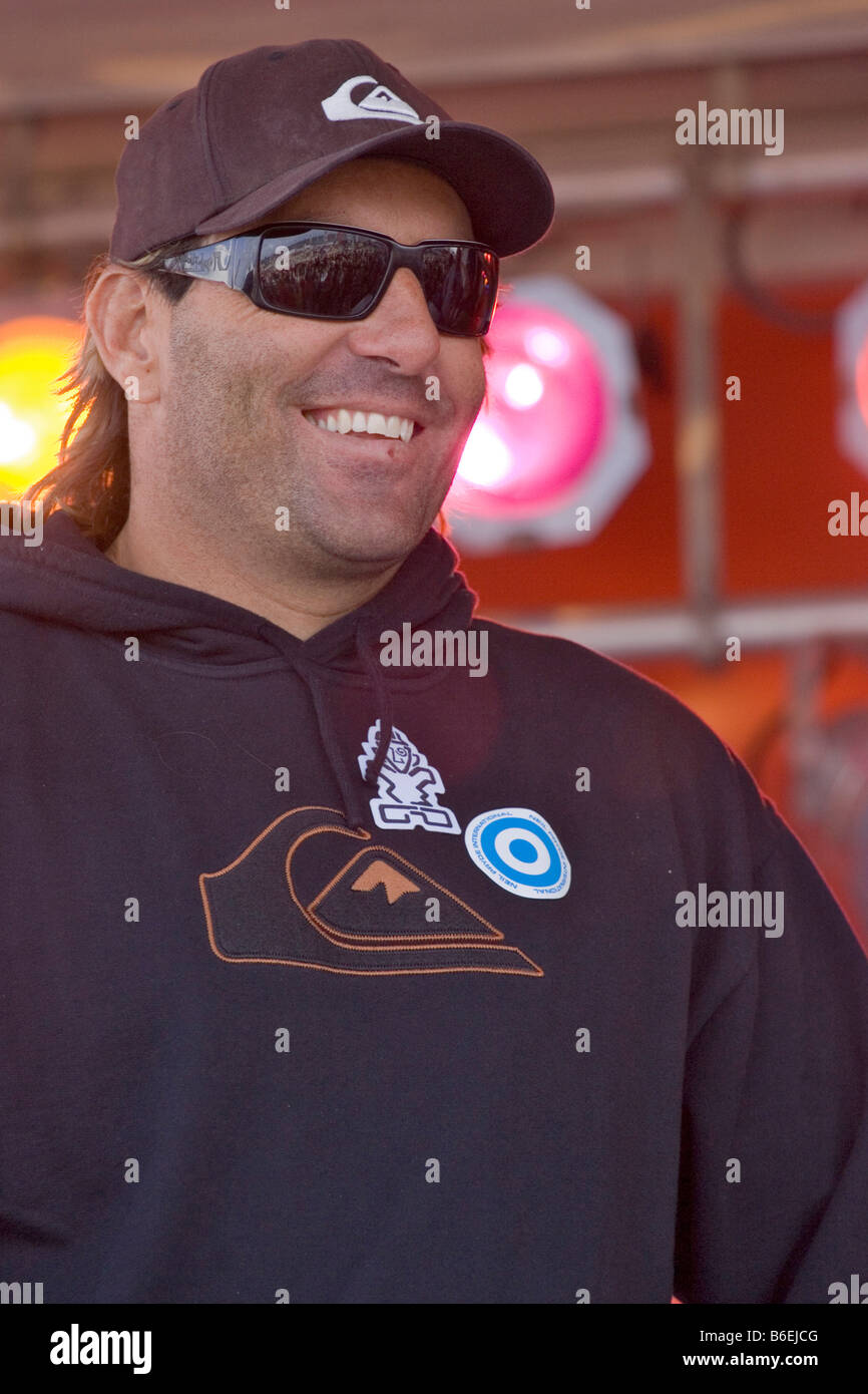 Antoine Albeau, attuale campione del mondo 2008, Colgate World Cup 2008, il surf, la spiaggia di Brandeburgo, Westerland, Sylt, Schleswig-Ho Foto Stock