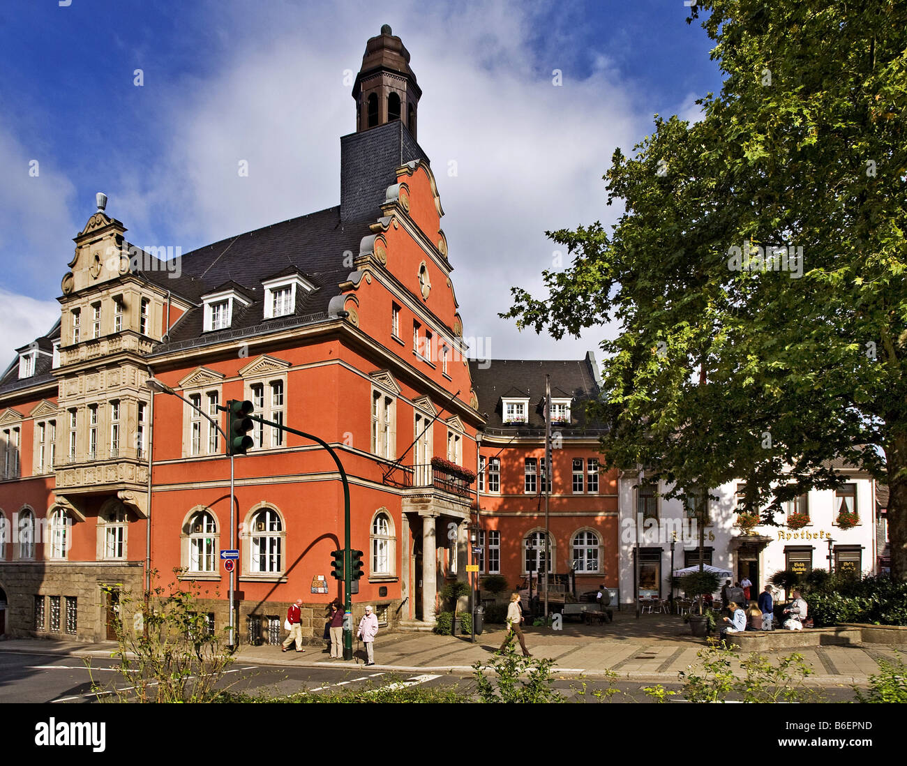 Il vecchio municipio in Essen-Werden, in Germania, in Renania settentrionale-Vestfalia, la zona della Ruhr, Essen Foto Stock