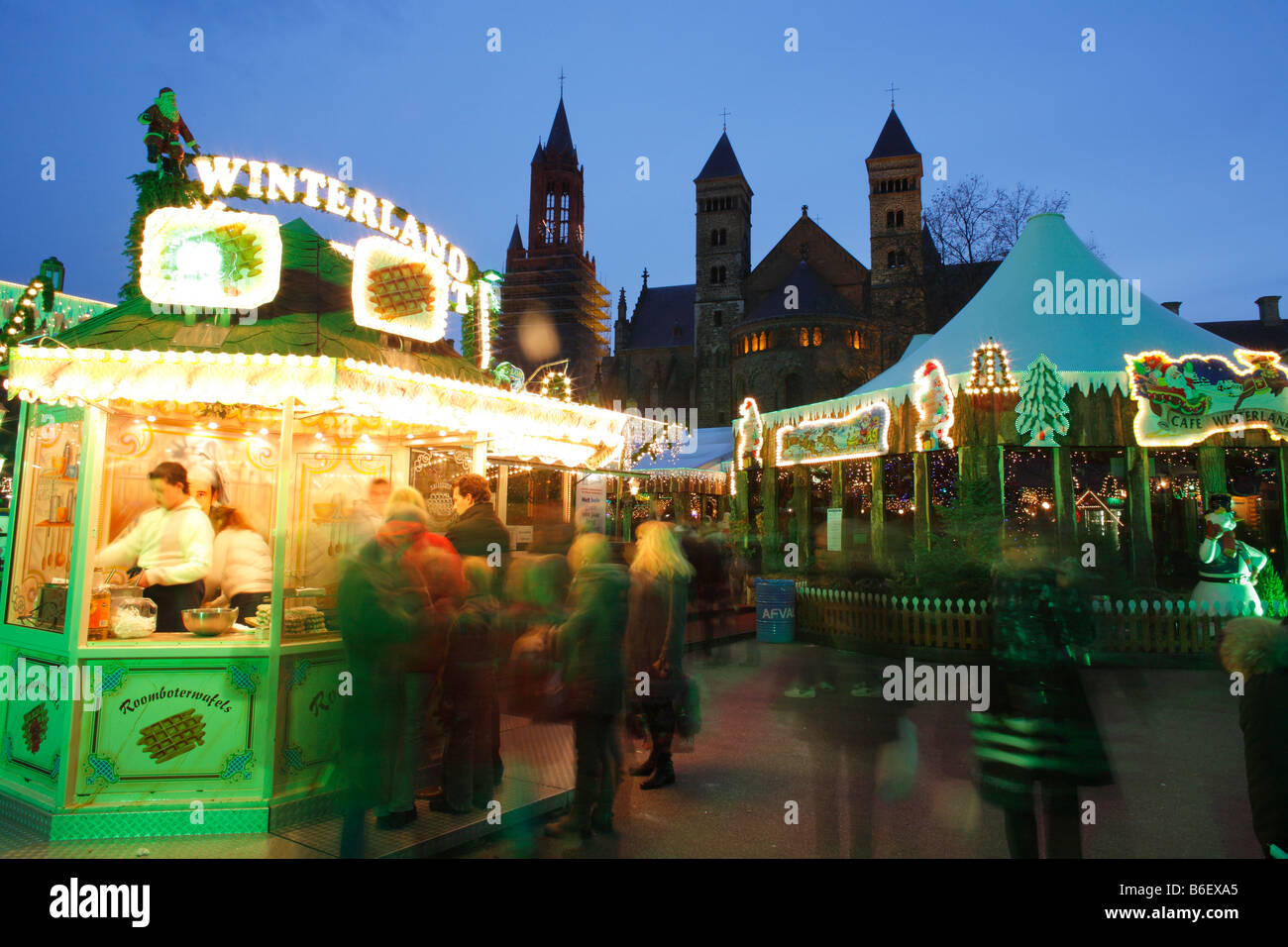 Natale, equo, Maastricht, Paesi Bassi Foto Stock