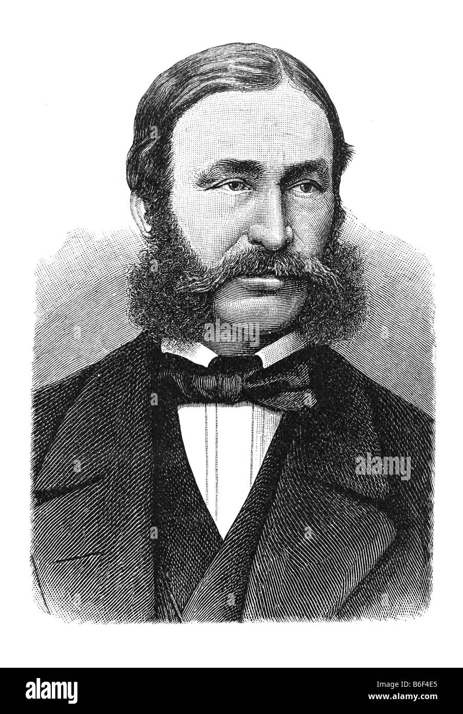 Heinrich Barth, febbraio 16, 1821 - Novembre 25, 1865 Foto Stock