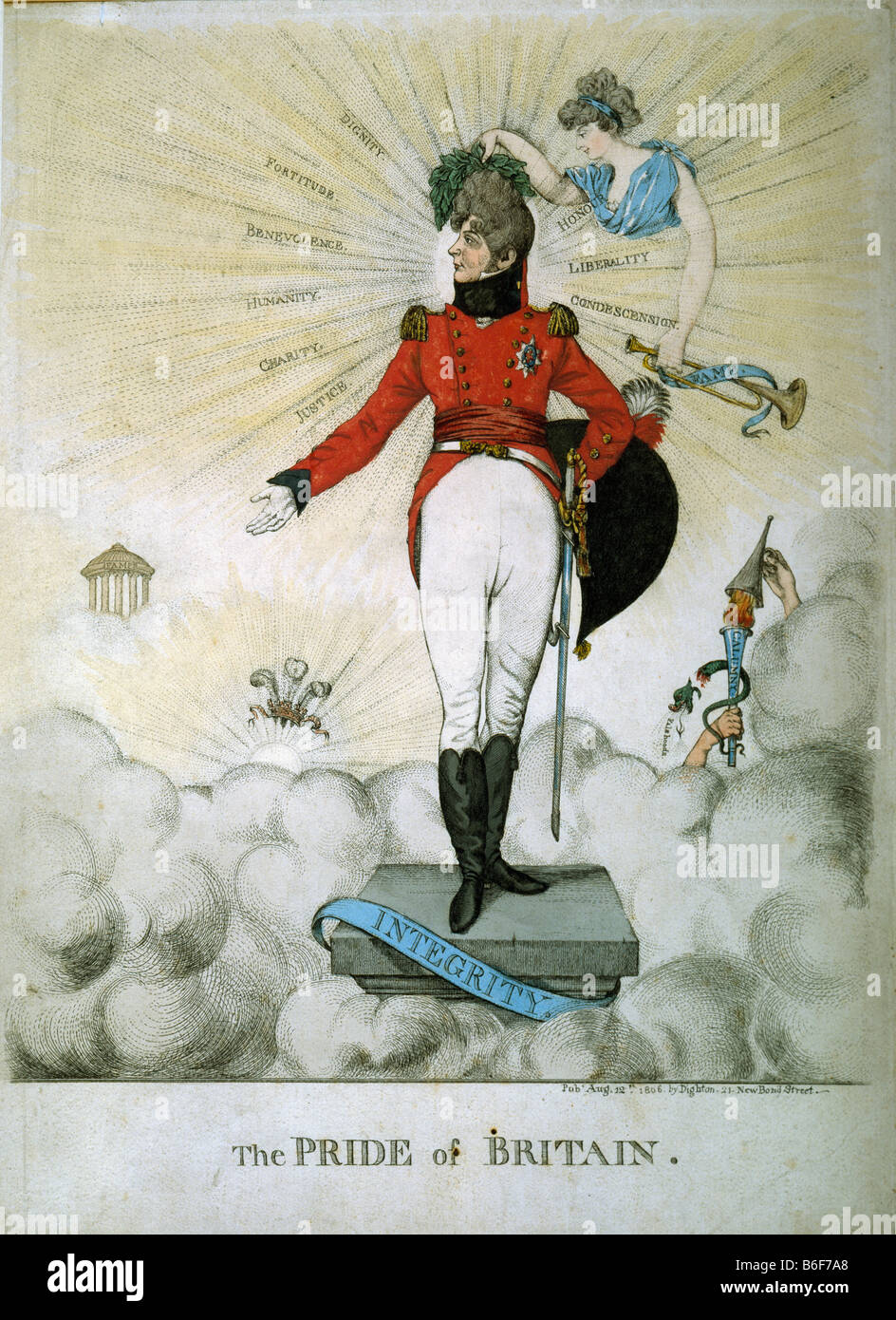 Il principe reggente come integrità Foto Stock