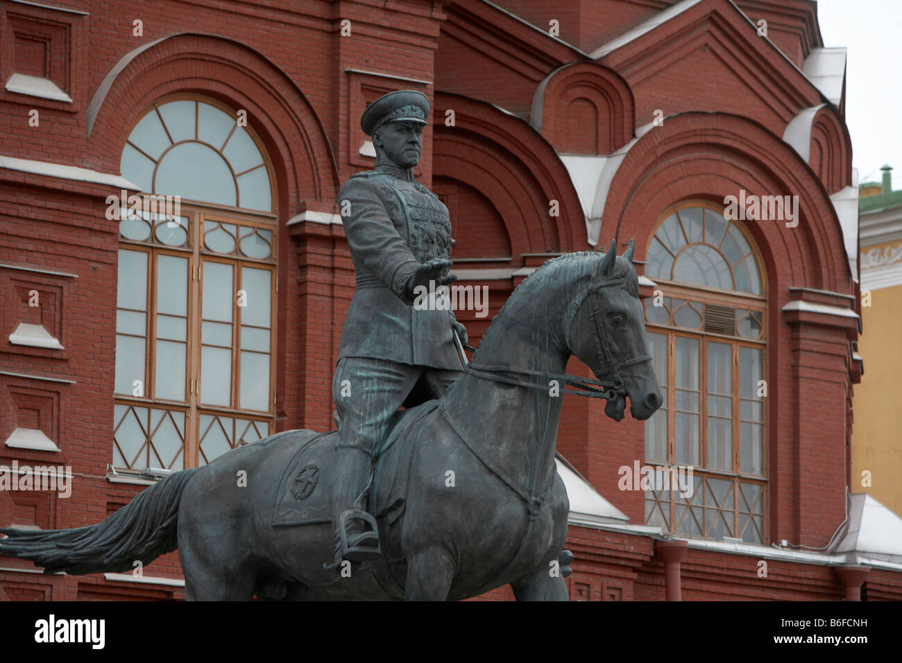 La Piazza Rossa durante la Giornata della Vittoria celebrazione, Mosca Russia Foto Stock
