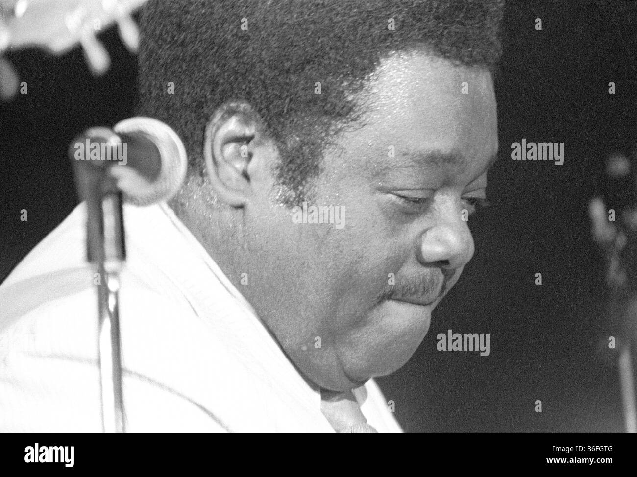 Fats Domino concerto jazz Eutiner Giorni, il 23 luglio 1980 in Germania, Europa Foto Stock