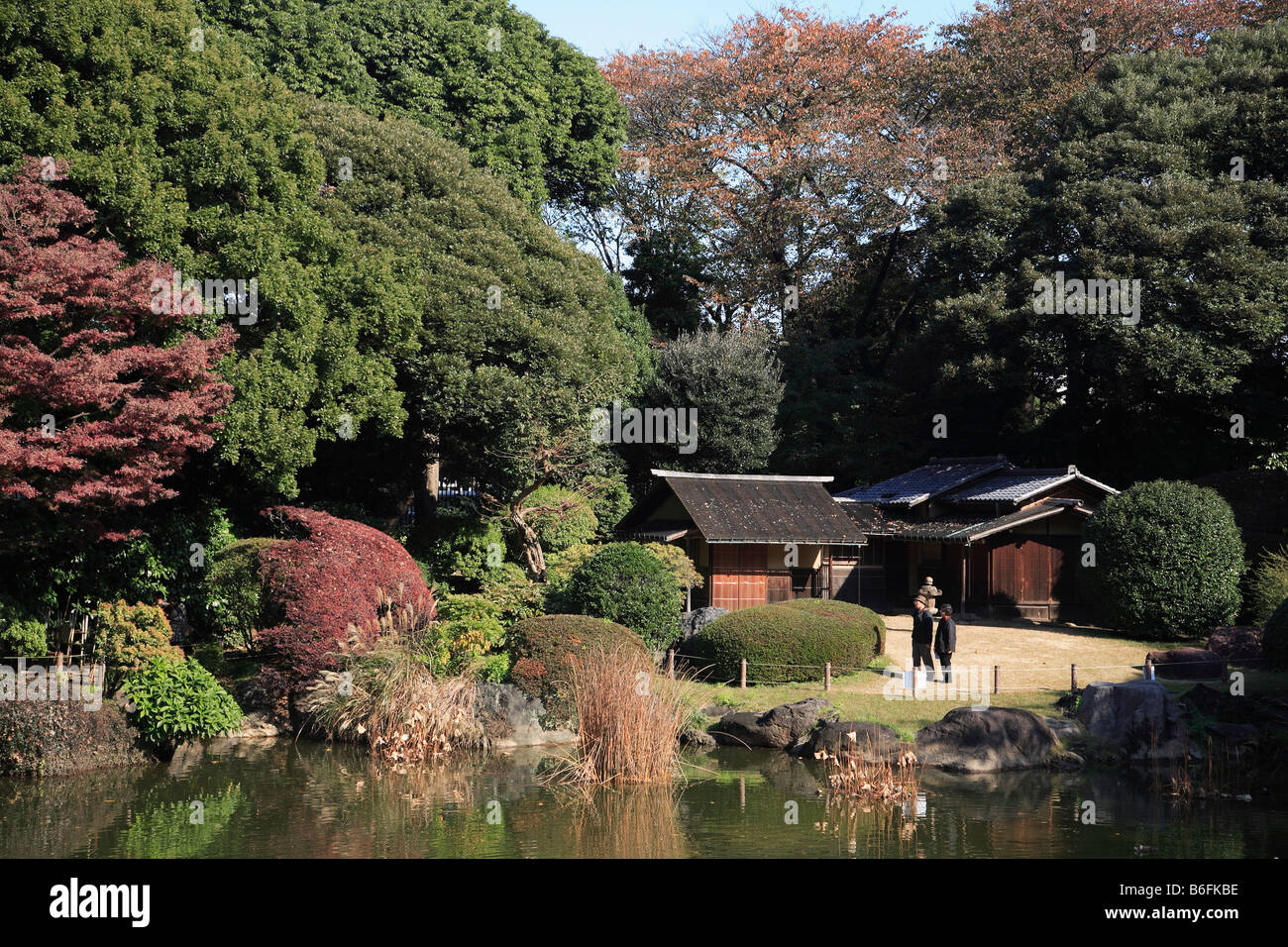 Giappone Tokyo Ueno Museo Nazionale garden Foto Stock