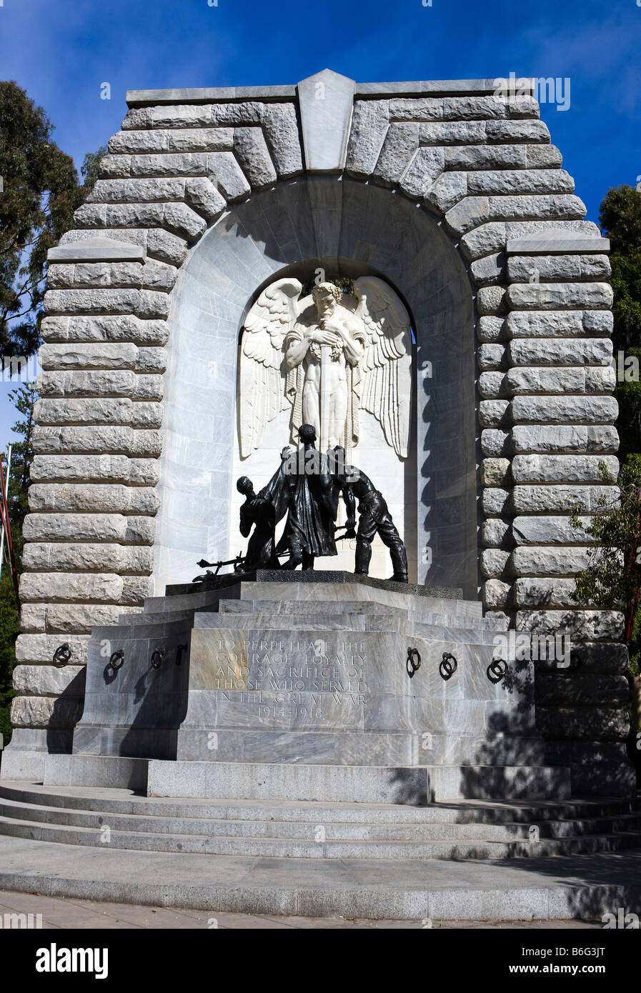 National War Memorial, a nord di tec, Adelaide, South Australia, Australia Foto Stock