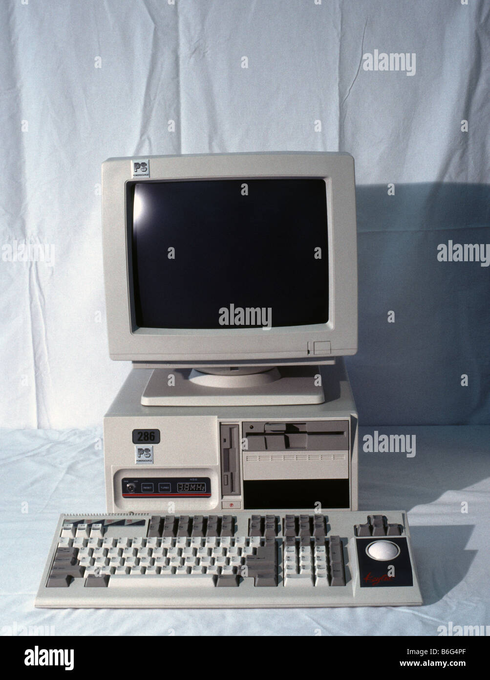 286 PC clone del sistema del computer Foto Stock