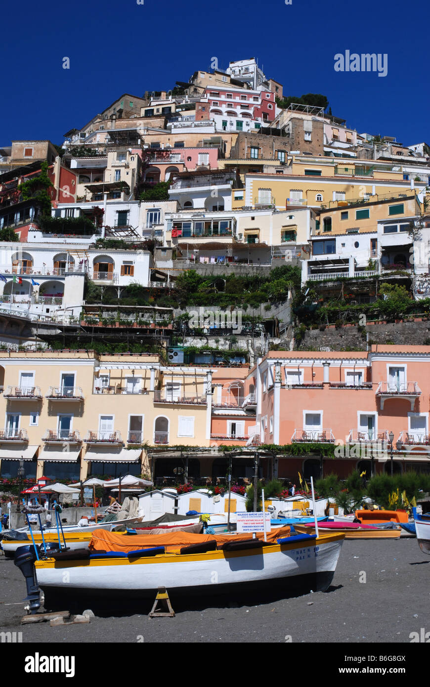 Positano Costiera Amalfitana Campania Italia Foto Stock