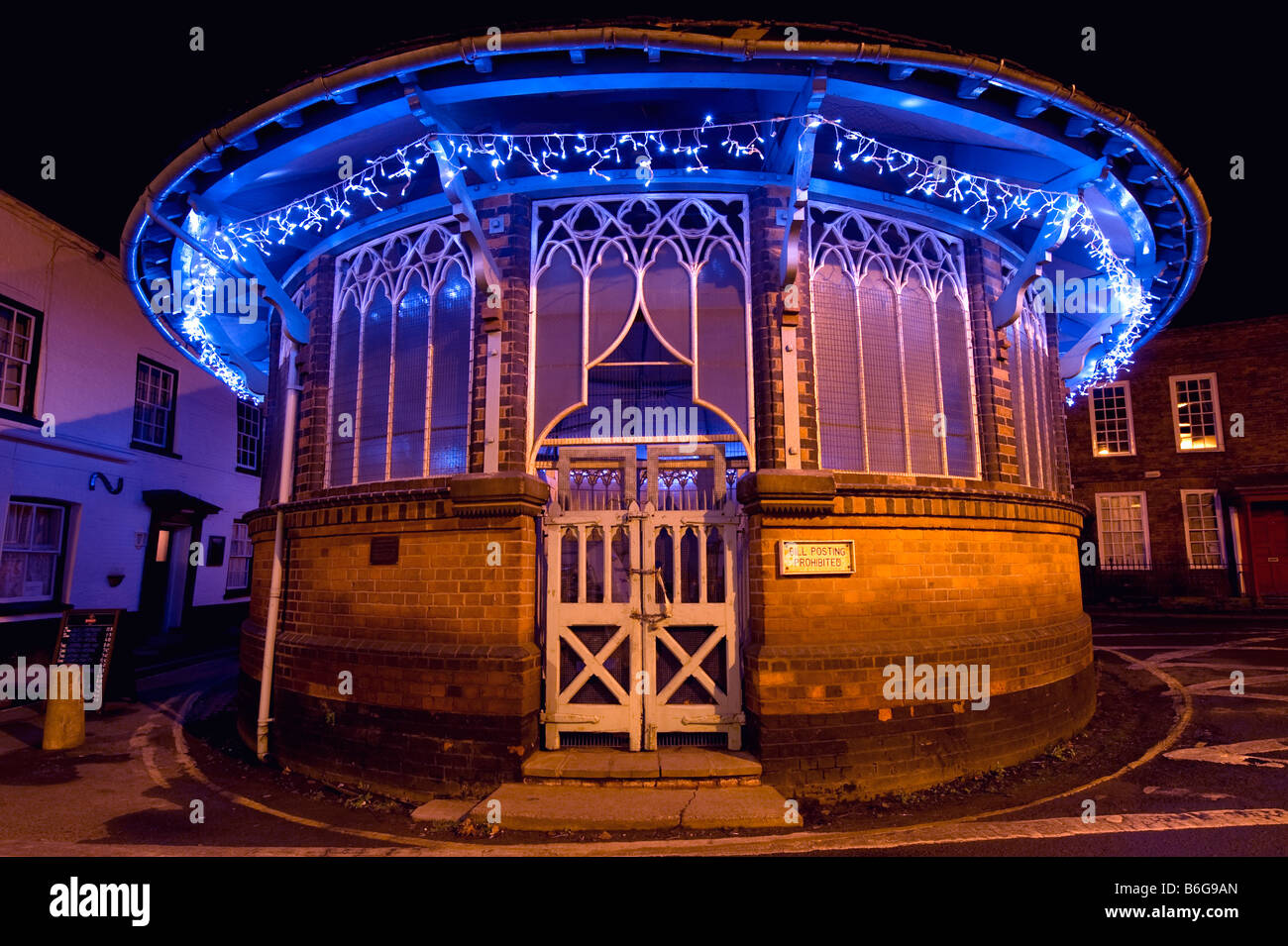 "La Rotonda" del mercato in Tenbury Wells, Worcestershire Foto Stock