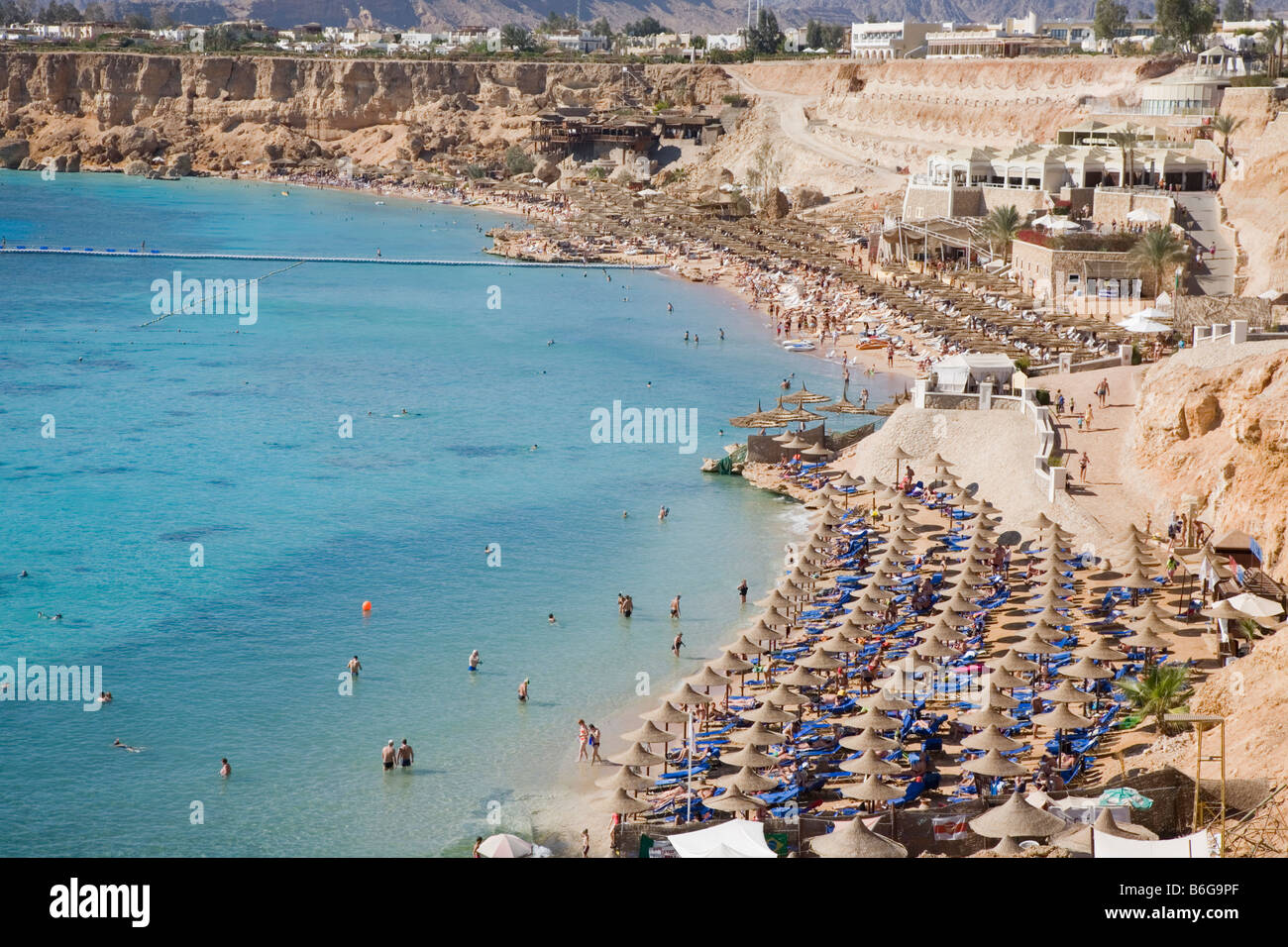 Vista del litorale a Sharm el Sheikh Egitto Sinai Foto Stock