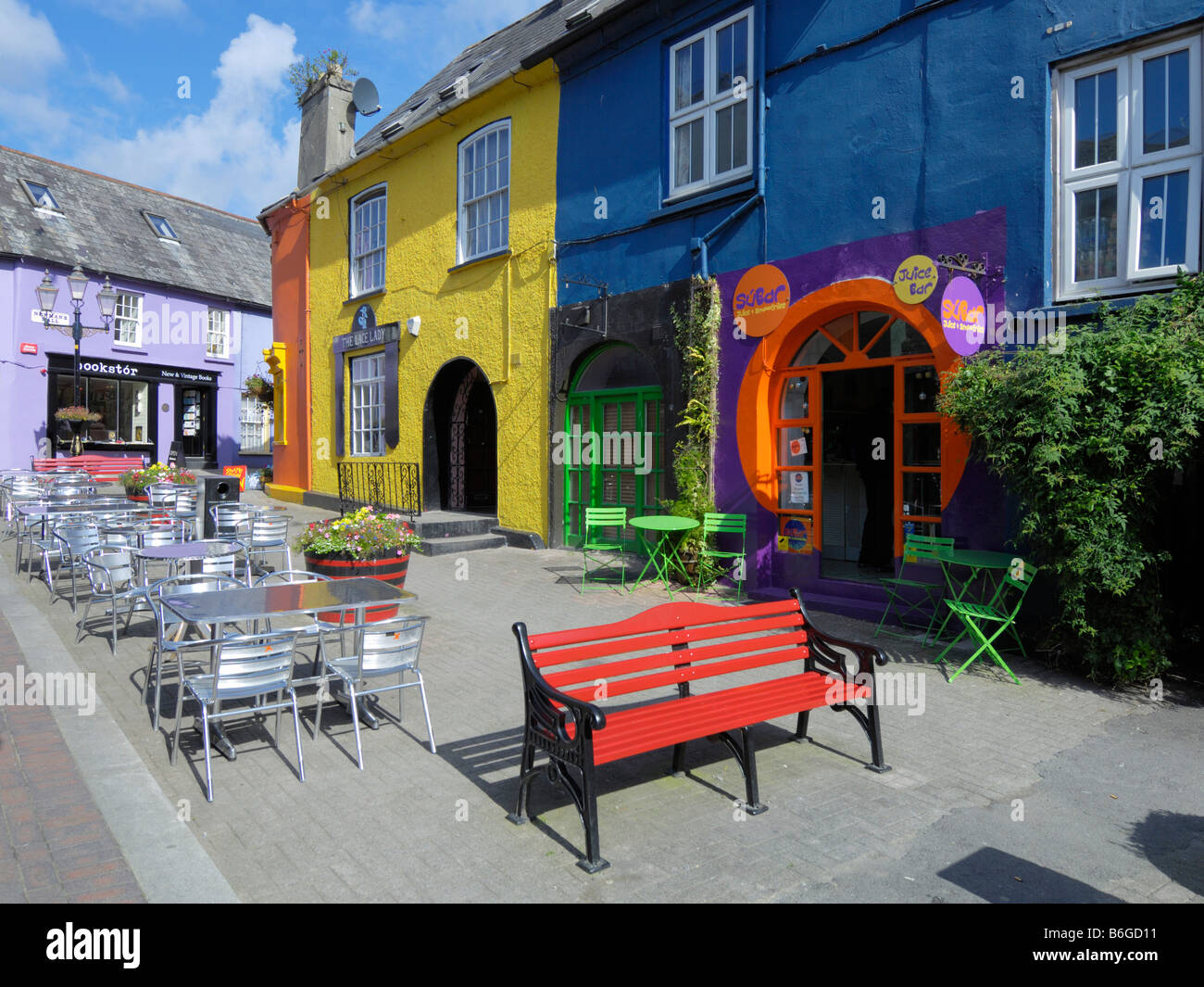 Kinsale town center Foto Stock